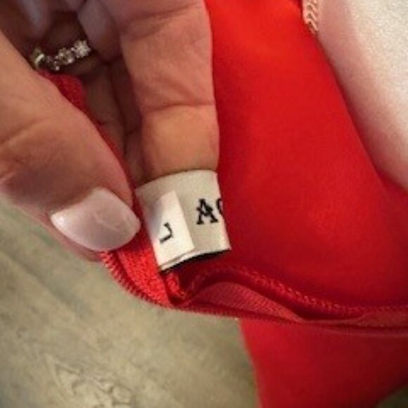 Red Strapless Bow Cocktail Dress - Picture 4 of 5